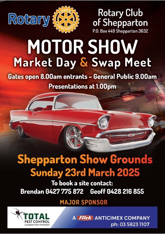 Motor Show, Market Day, and Swap Meet @ Shepparton Showground