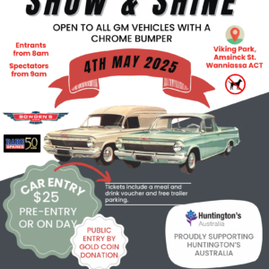 EJ-EH Holden Club ACT - Chrome Bumper Show and Shine